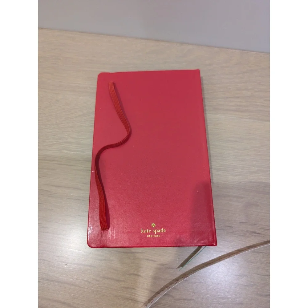 Kate Spade‎ Take Note Lined Notebook Paint the Town Red Journal New 5.25